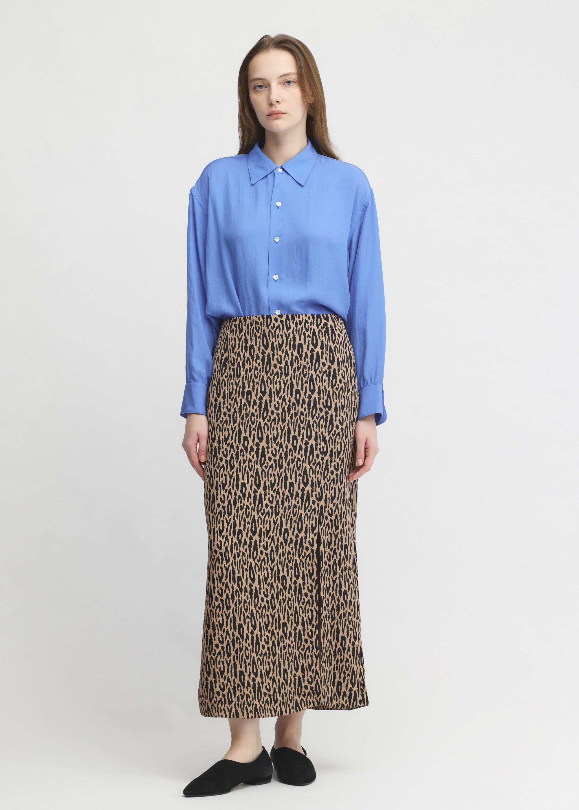 Leopard Jacquard Skirt｜Greed International Official Online Shop