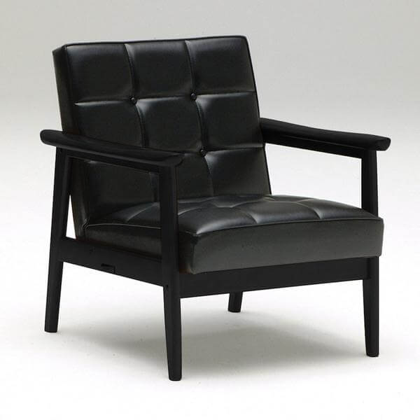 カリモク60【正規販売店】 Kチェア 1シーター ブラックブラック | 北欧