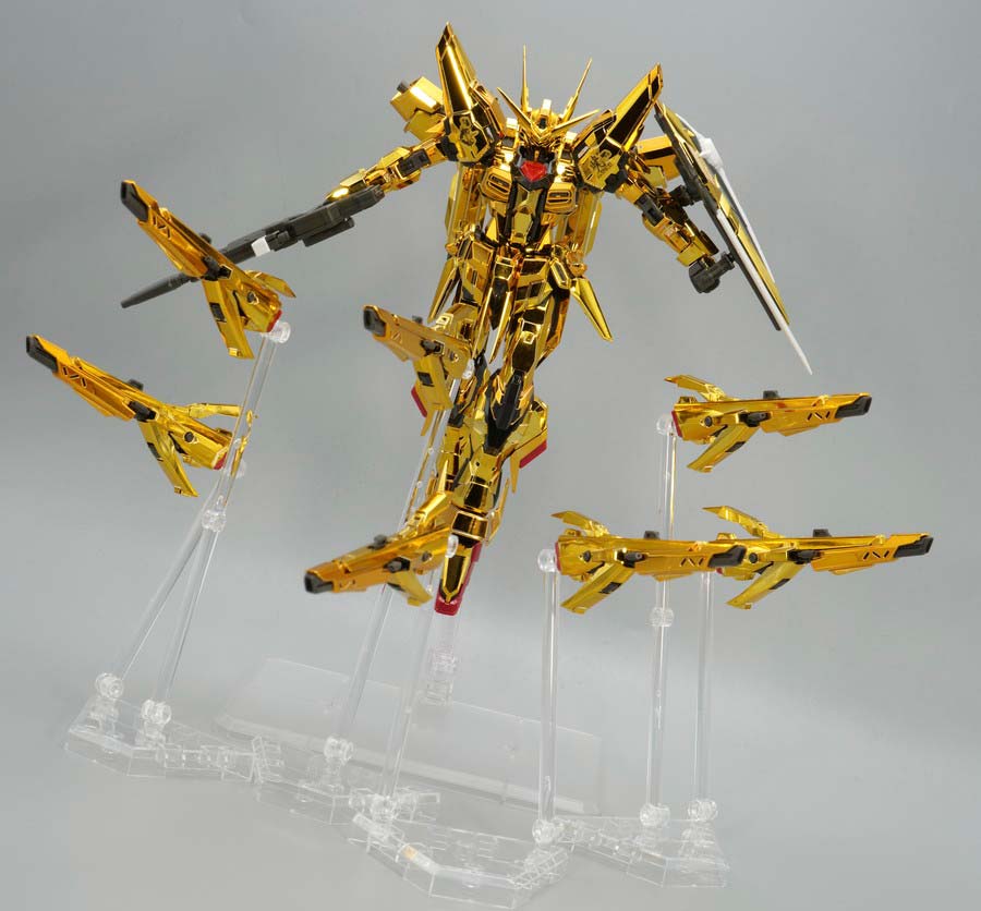 ガンプラ】RG 1/144 アカツキガンダム用シラヌイパック & HGゼウス