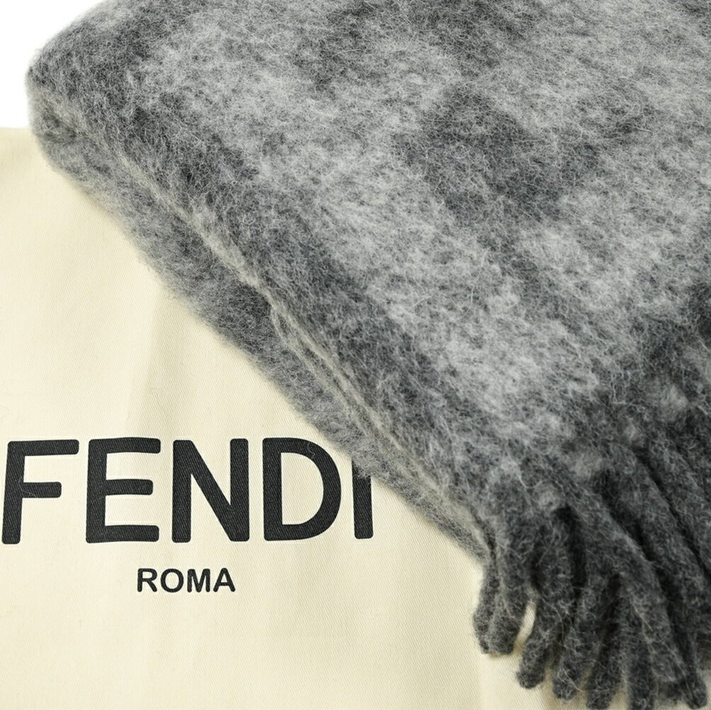 SALE｜FENDI フェンディ / アルパカウール ロゴマフラー / メンズ