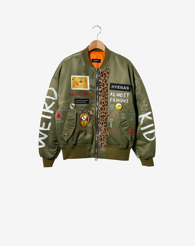 Custom MA-1 / Khaki – guernika official online shop