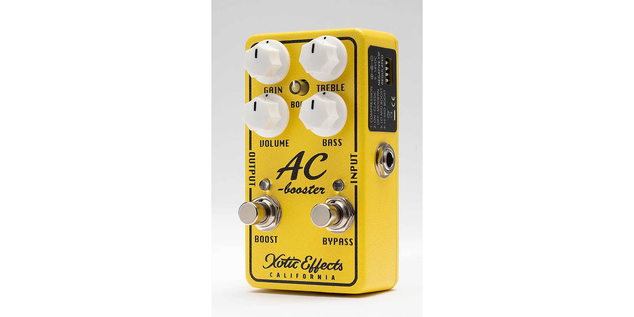 Xotic Effects、名機AC Boosterをパワーアップさせた“AC Booster V2”を