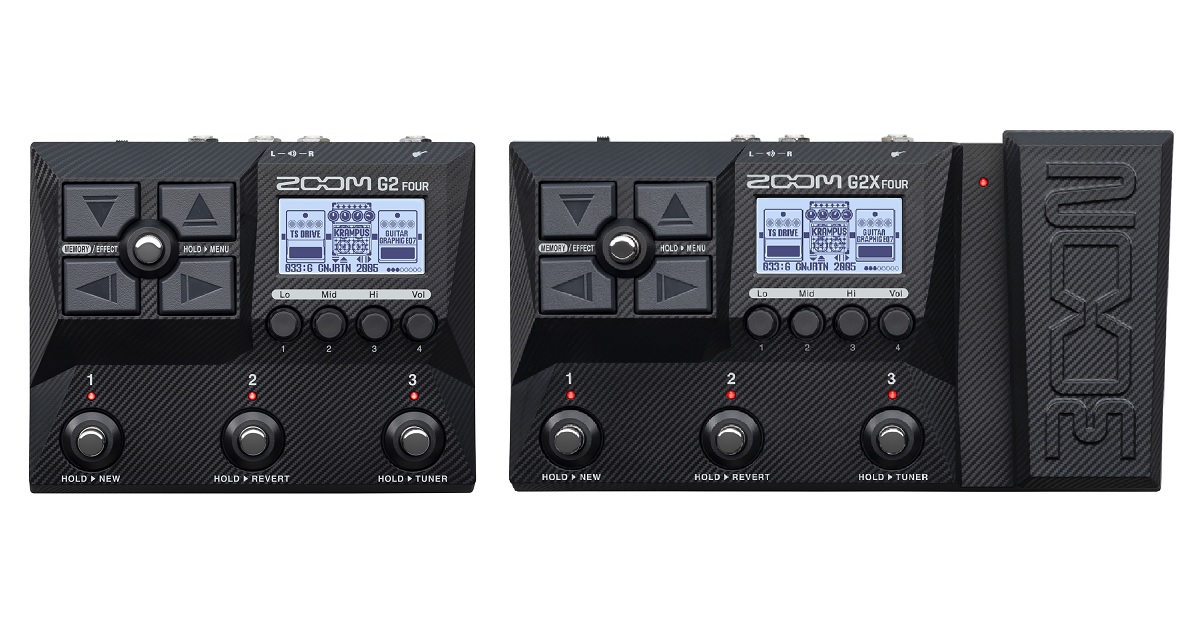 ZOOM G2 FOUR/G2X FOUR｜新開発のマルチレイヤ―IR機能を搭載するギター