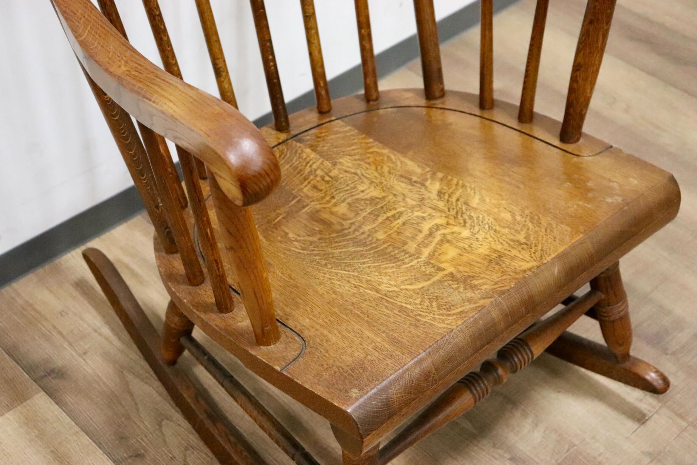 GMGS259○飛騨産業 / HIDA キツツキ ロッキングチェア 揺り椅子 レトロ