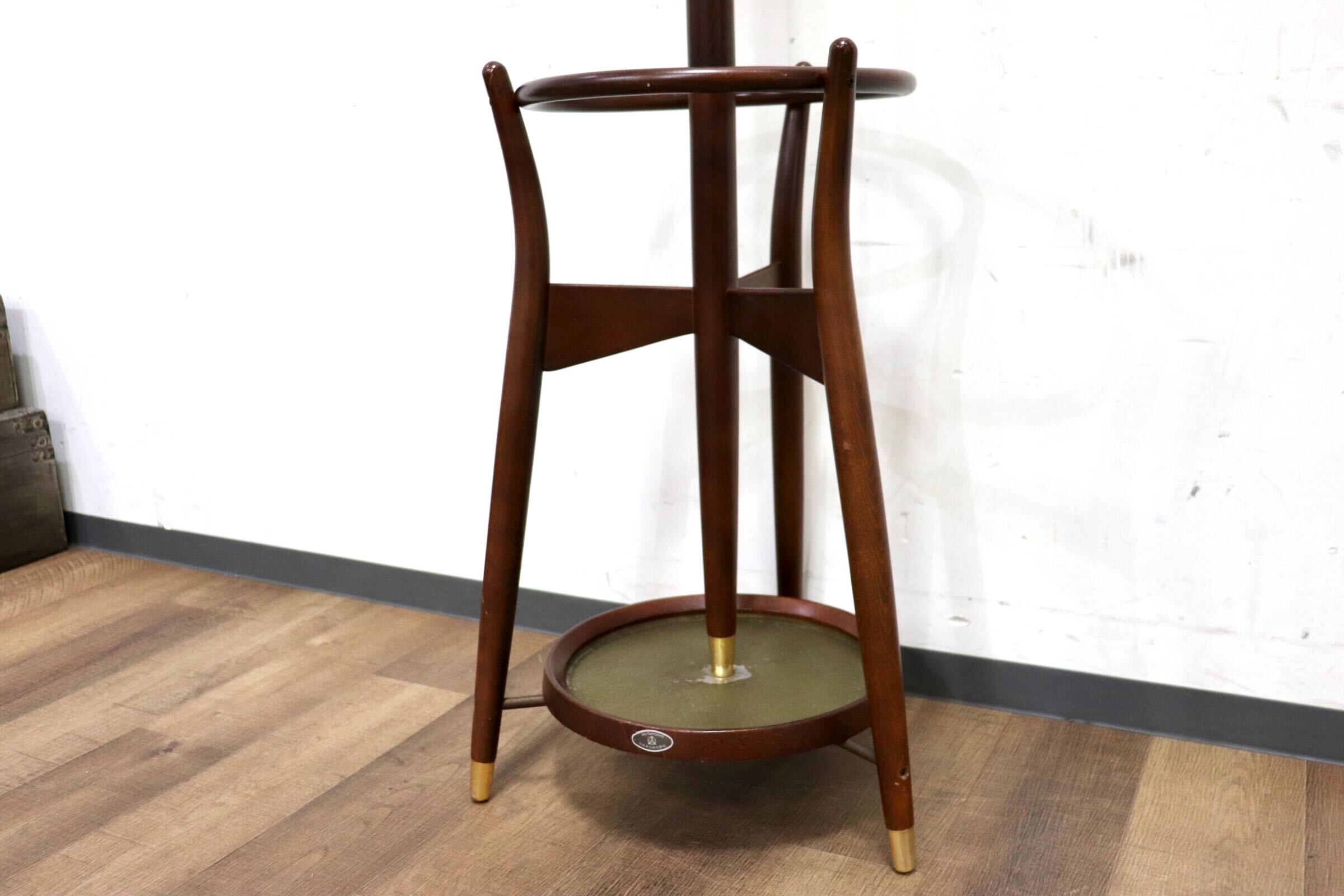 GMIS87○秋田木工 ポールハンガー コートスタンド ハンガーラック