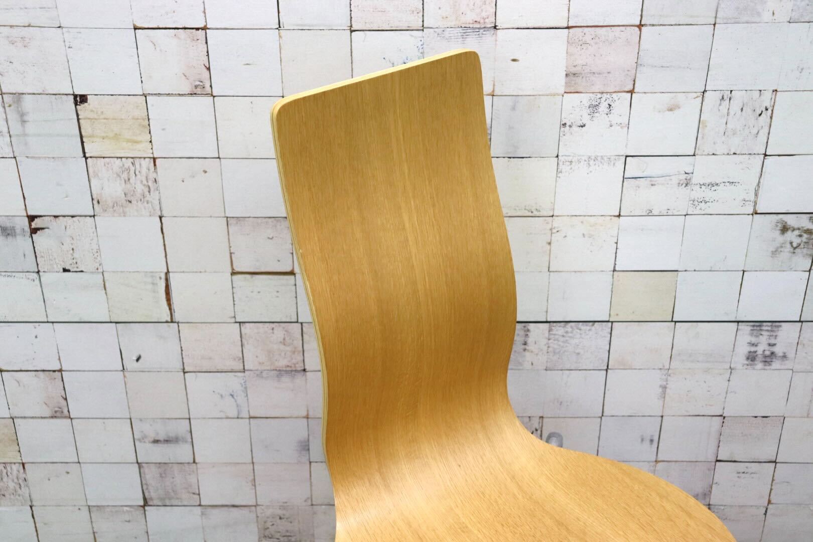 GMGT163○無印良品 / MUJI MOLD PLYWOOD CHAIR モールドプライウッド