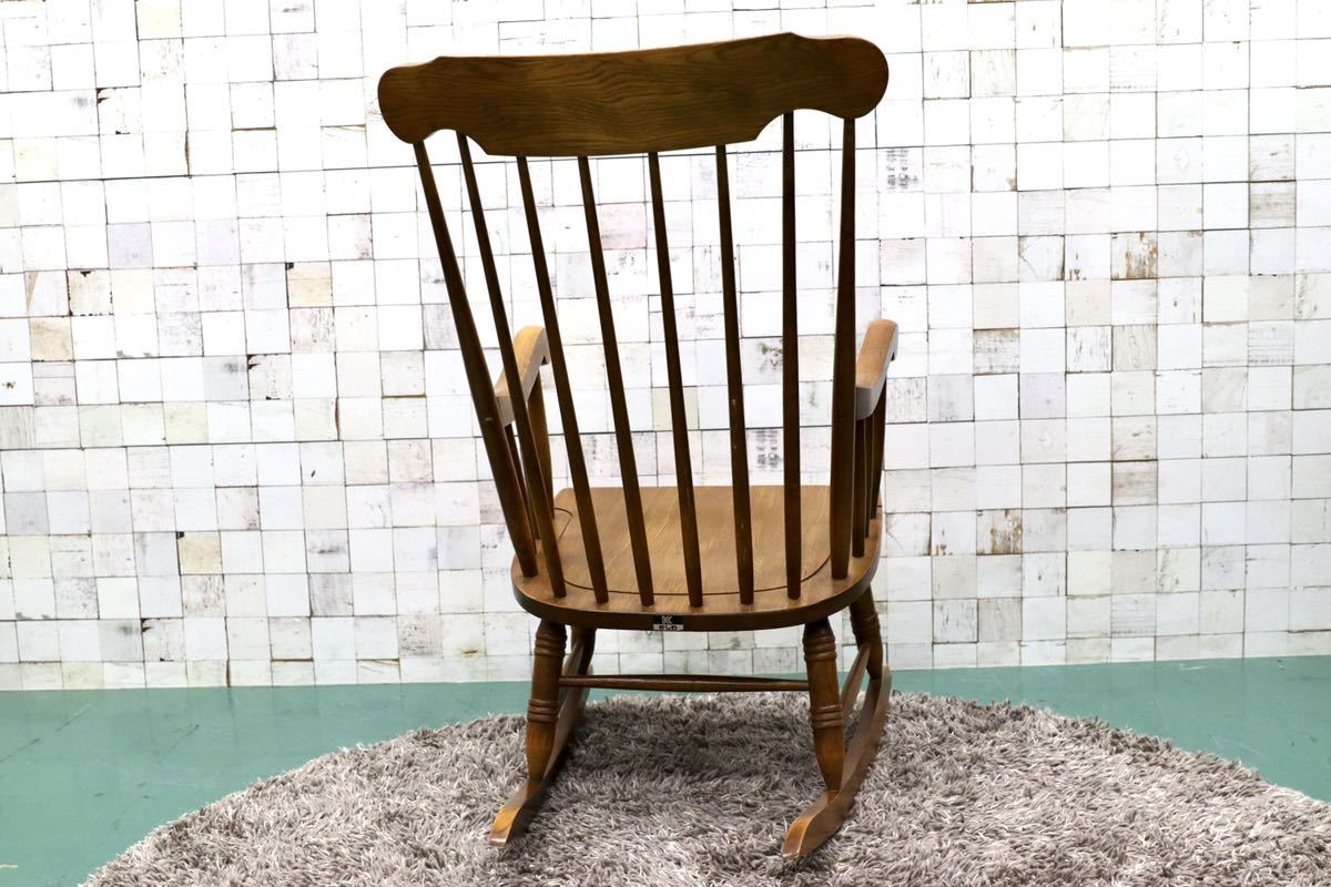 GMFS335○柏木工 / KASHIWA ヴィンテージ ロッキングチェア 揺り椅子
