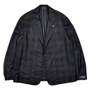 Belvest（ベルベスト）ウールタータンチェックアトリエジャケット