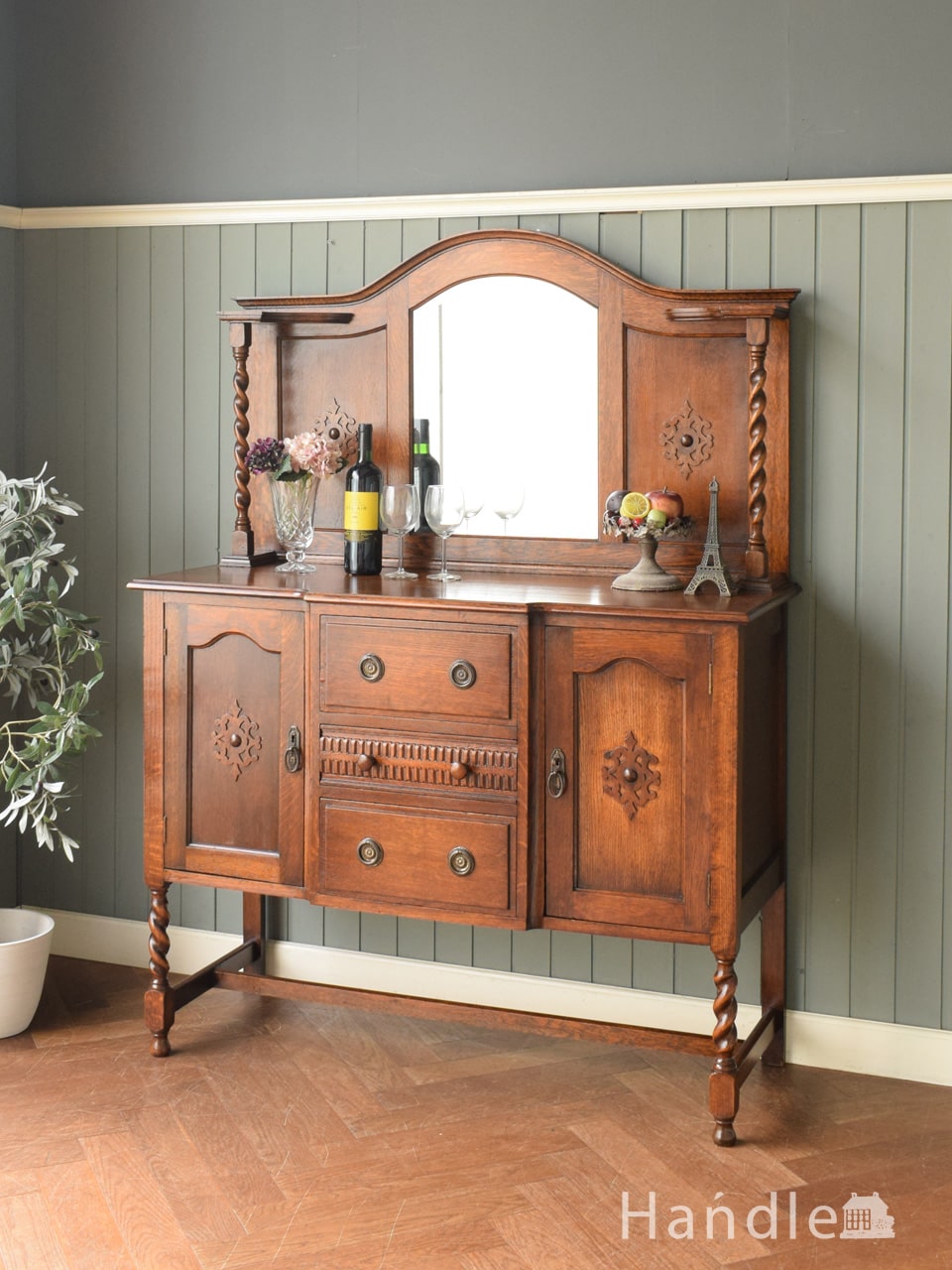 1970年代のアンティーク サイドボード（マッキントッシュ） (x-390-f