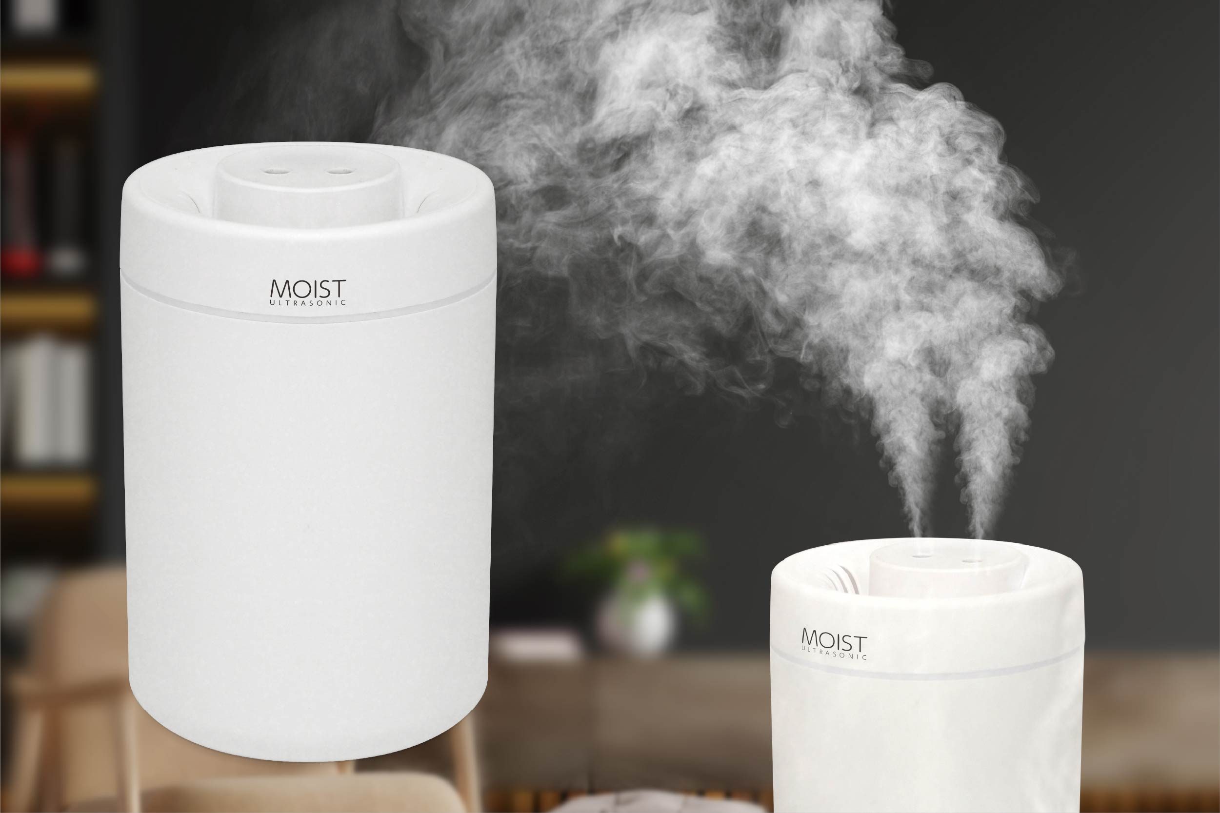 USB給電式ダブルミスト加湿器3L | 株式会社ハック