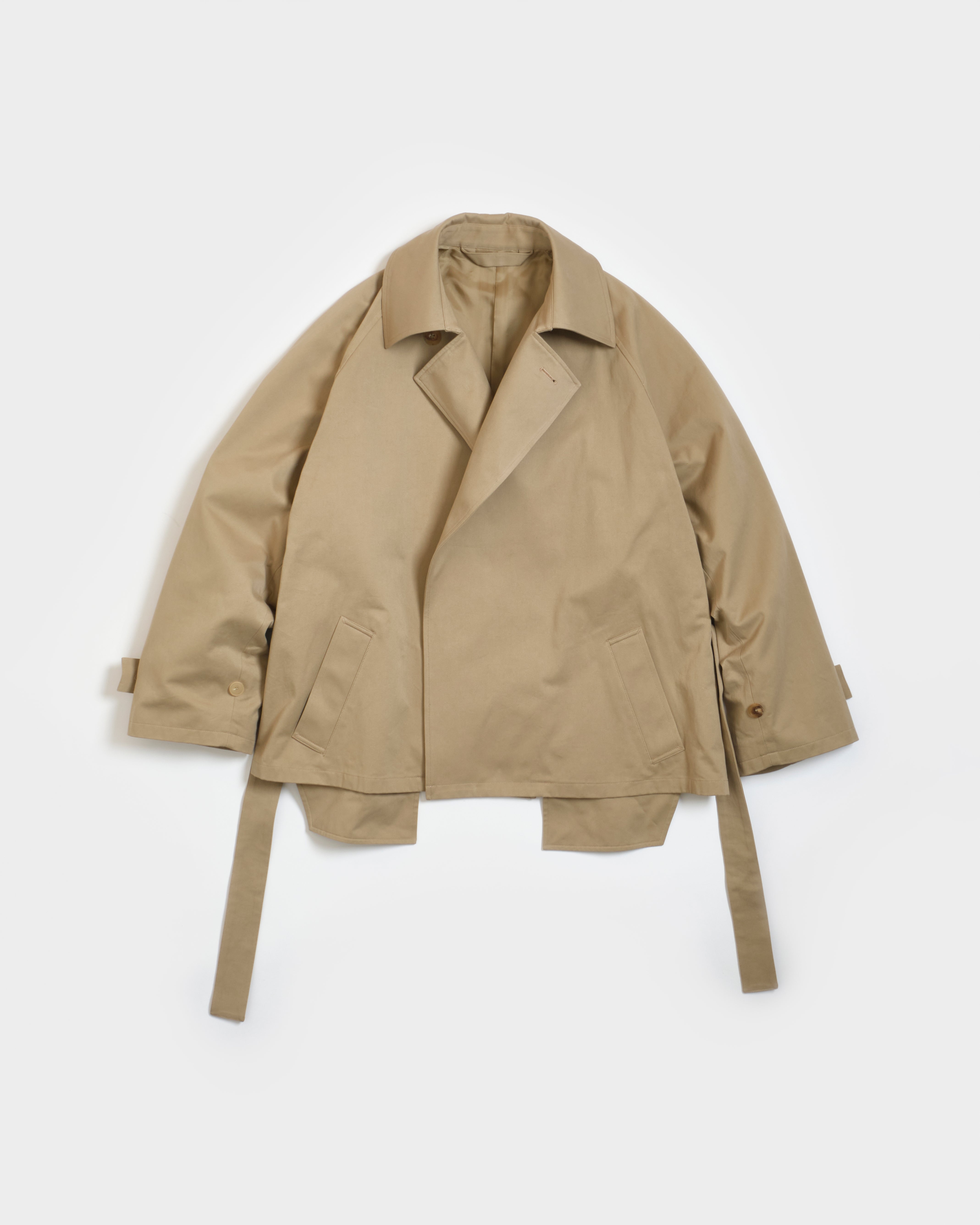 Blanc YM (ブランワイエム) SHORT TRENCH COAT BEIGE | HAKU 公式通販