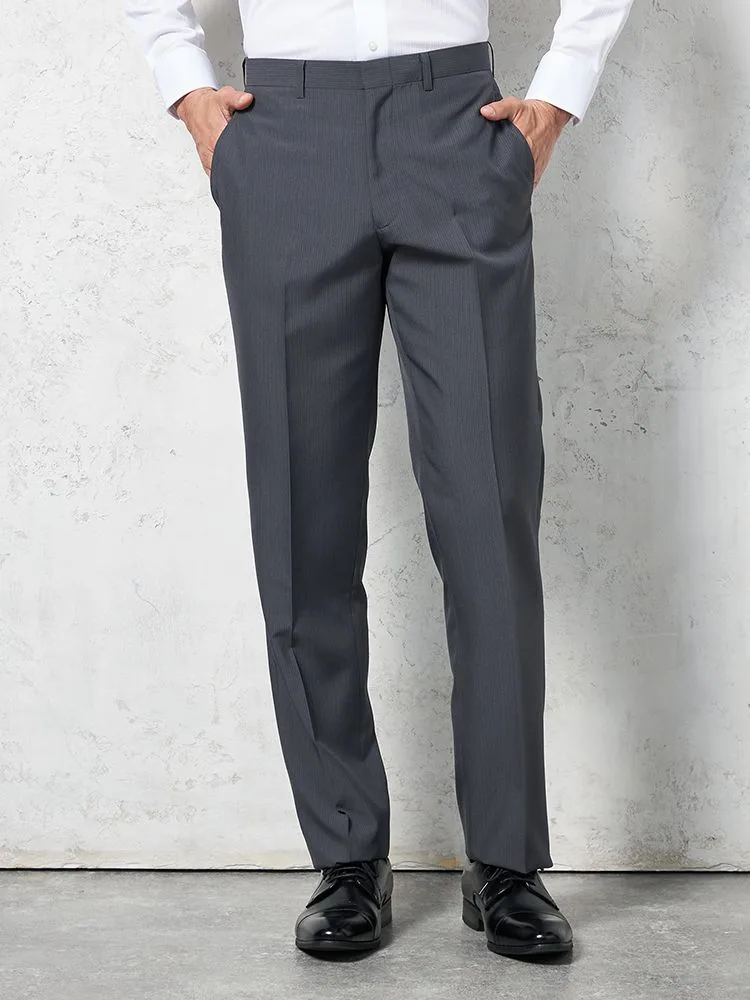 ブラック 【上下ウォッシャブル】スーツ 2つボタン ツーパンツ