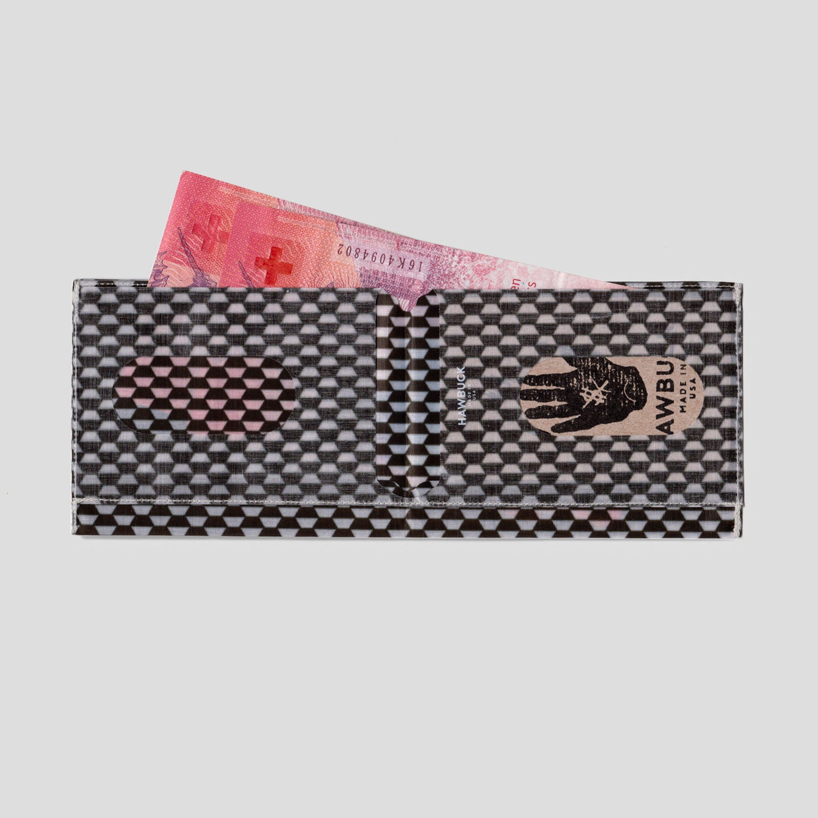 Lean™ International Wallet, H09, Cathedral Monochrome, $, with