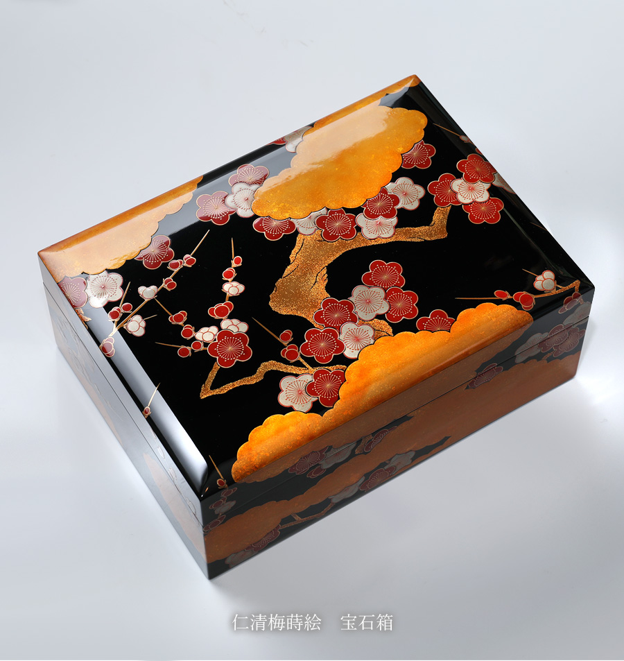 仁清梅蒔絵 宝石箱 | 漆器 山田平安堂 WEB本店