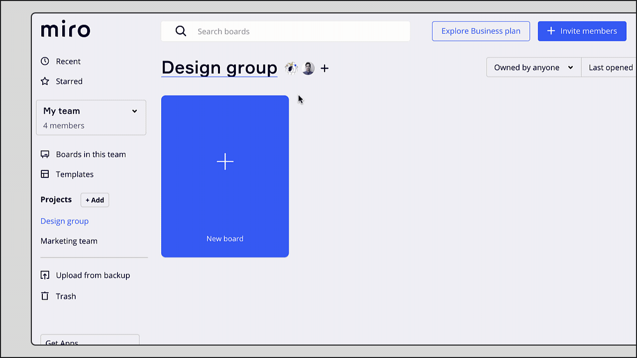 ボードのアクセス権 – Miro Help Center