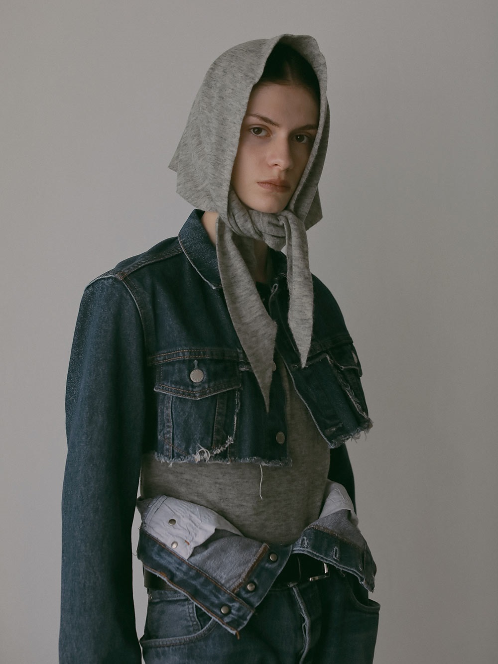 QUIITO MICRO DENIM JK | Outer | HER. Online Store