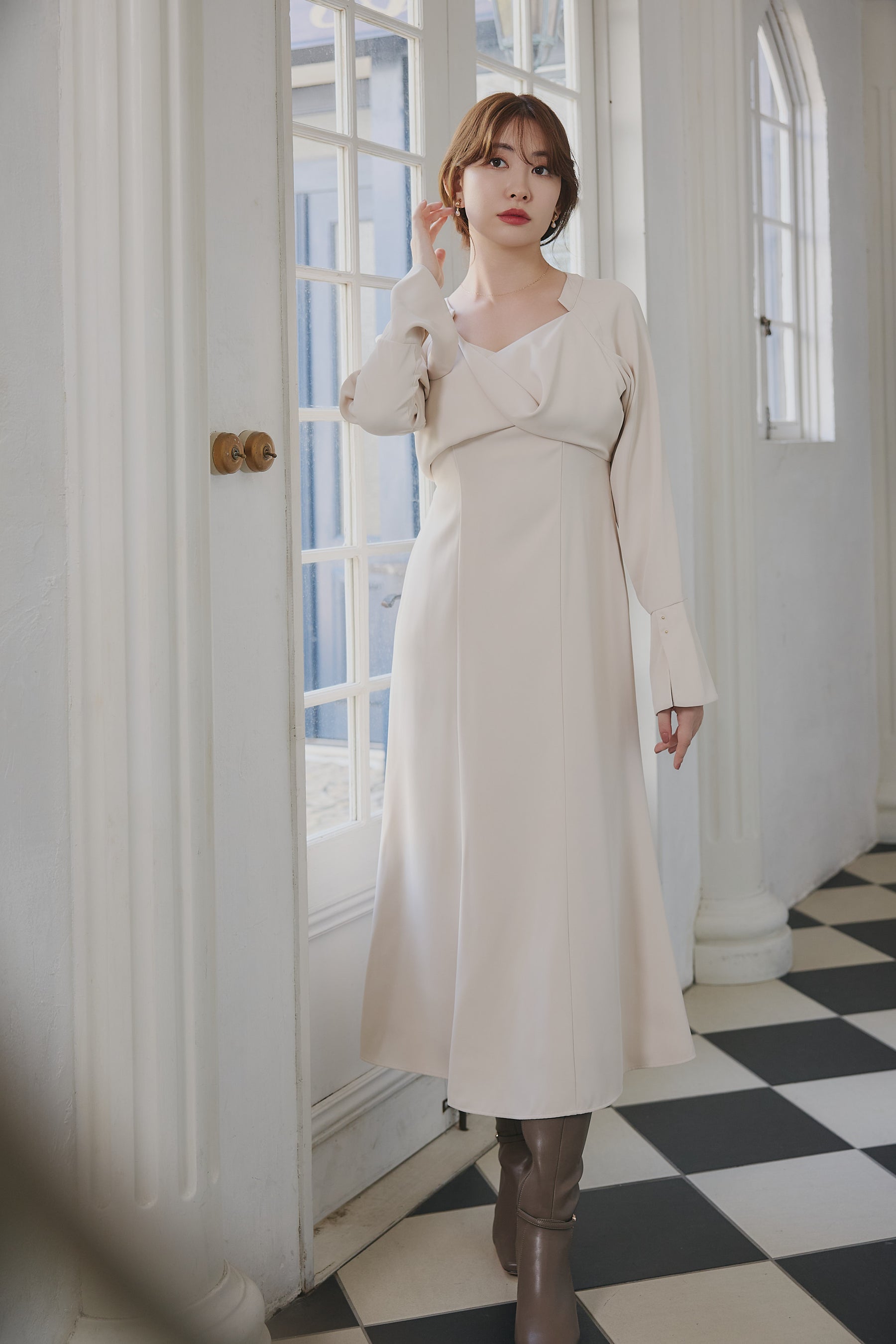 Elsie Twist-Front Dress