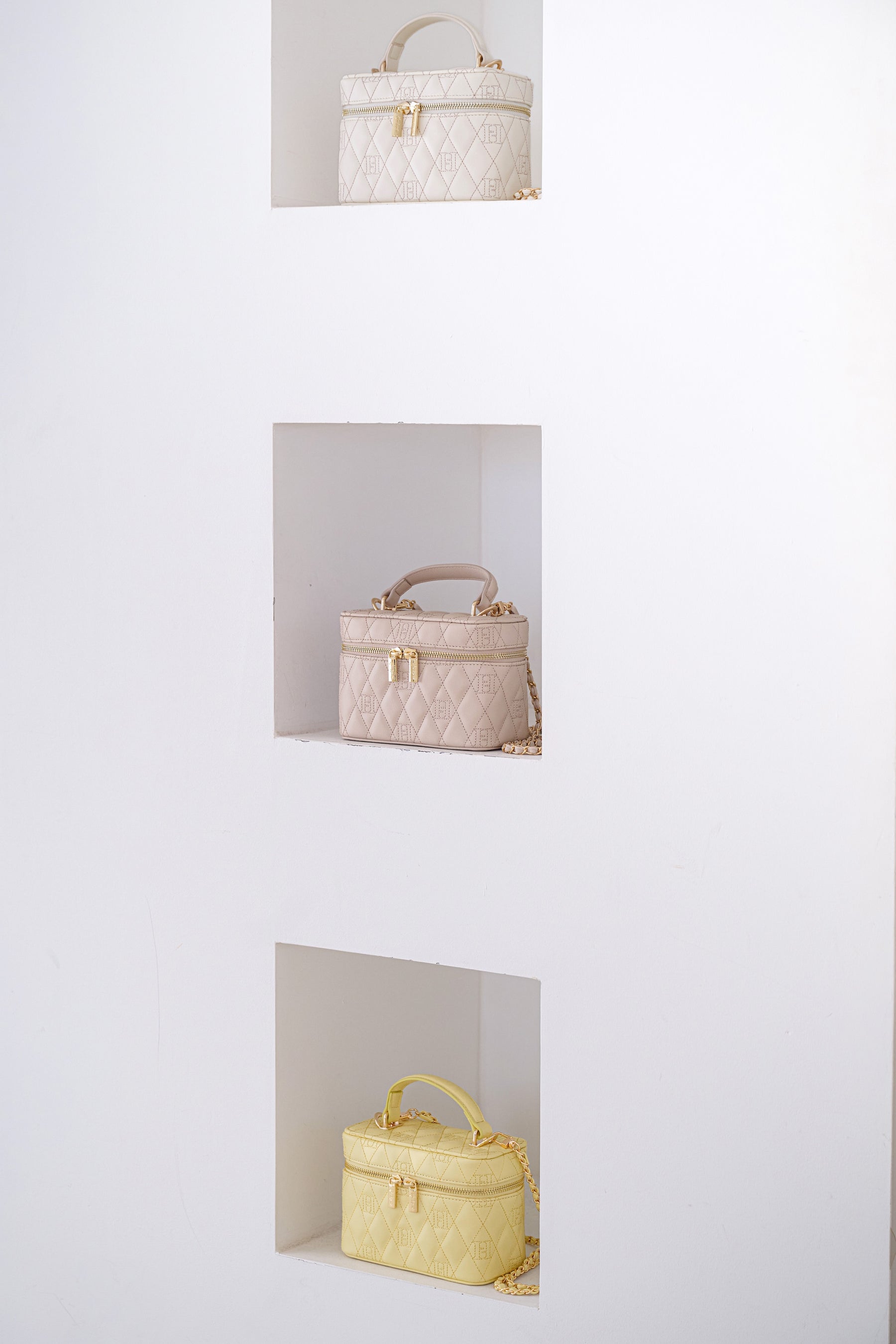 Monogram Quilted Vanity Bag