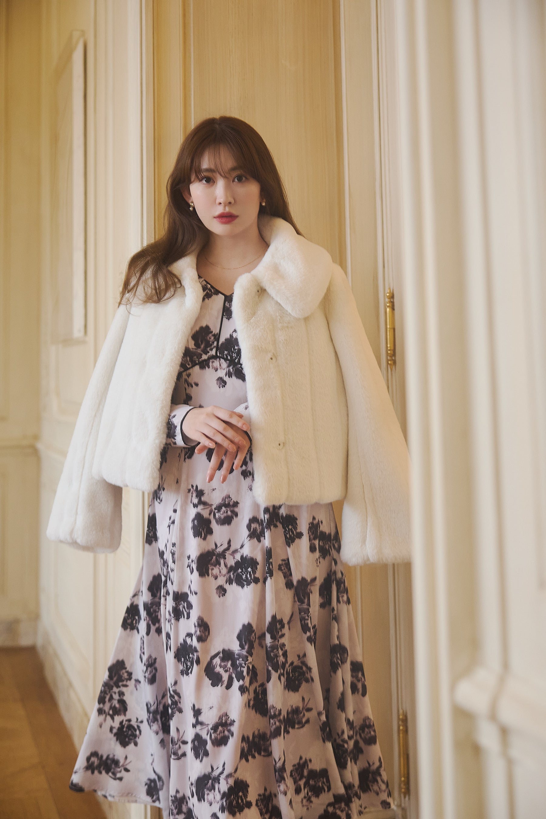 新色】Winter Love Faux Fur Coat