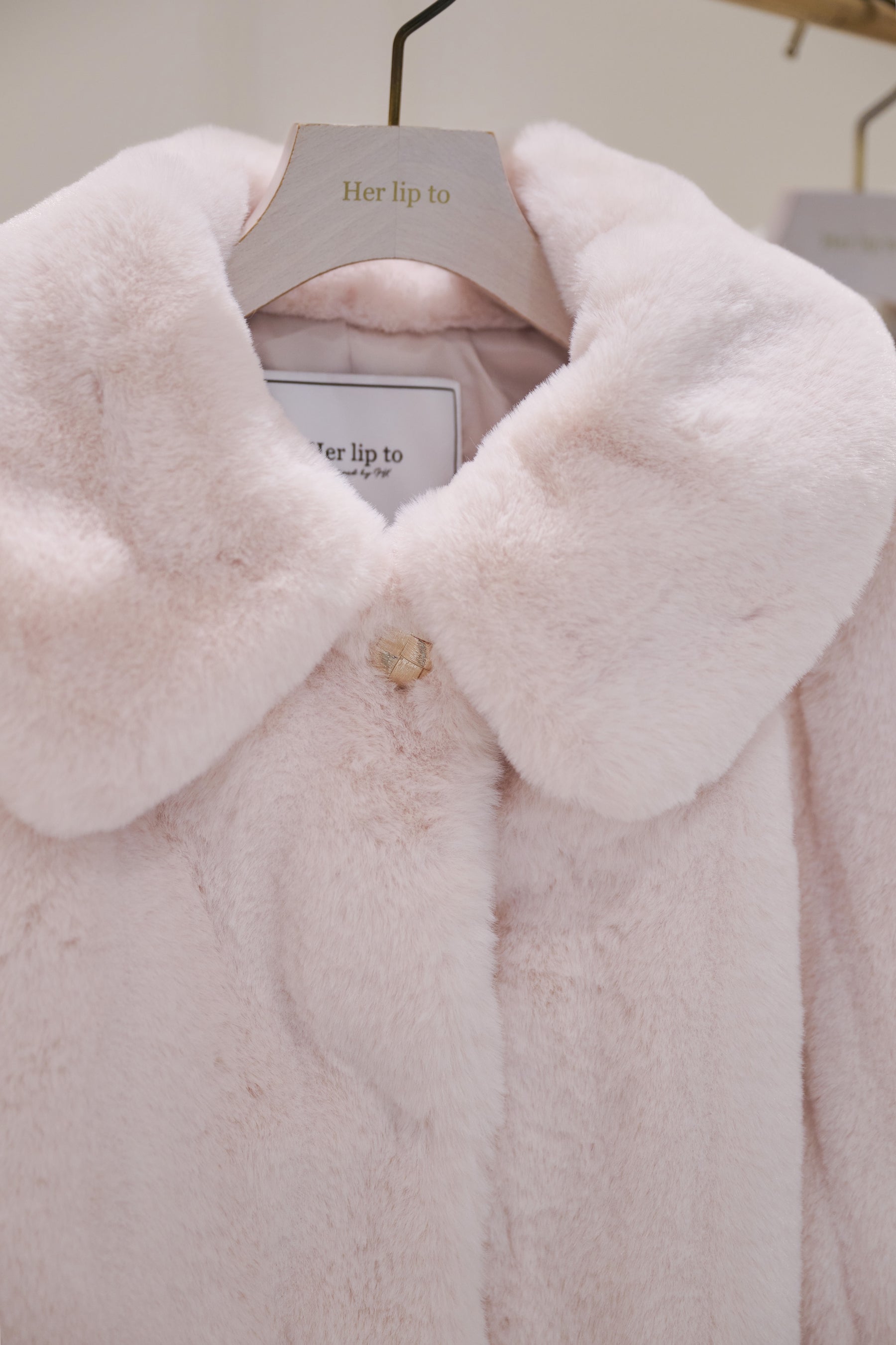 新色】Winter Love Faux Fur Coat
