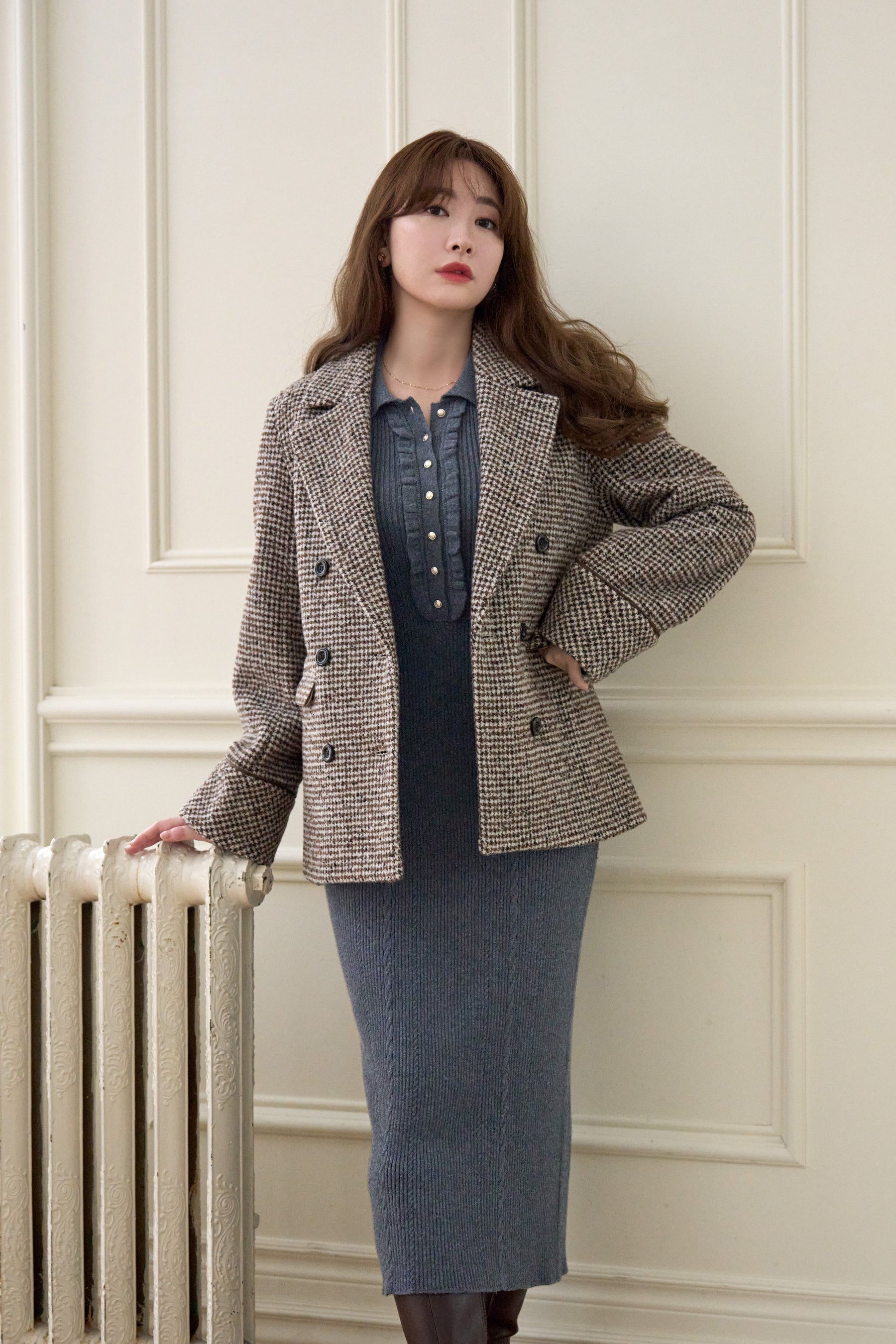 Hemingway Check Tweed Jacket