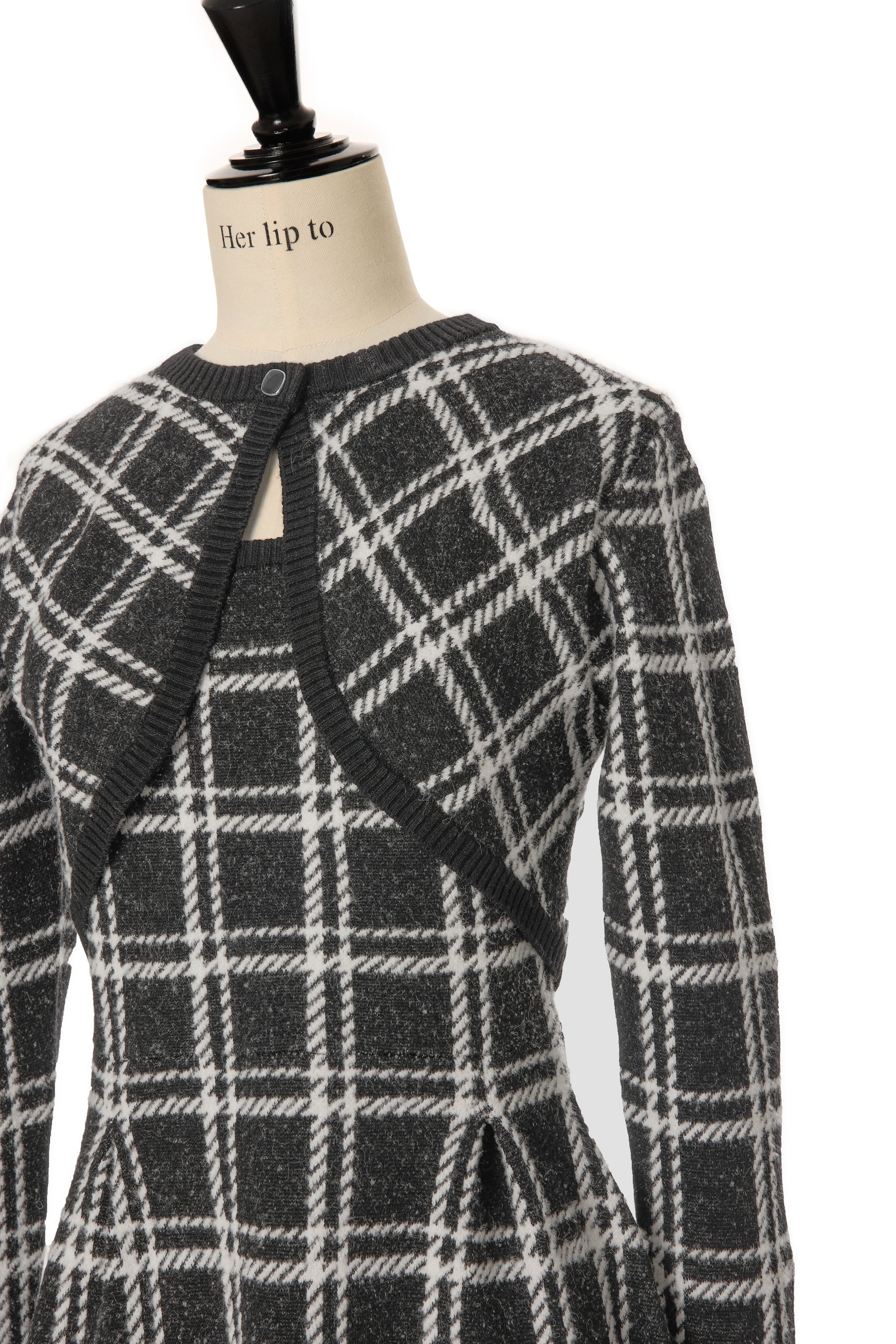 Pantheon Checked Knit Dress