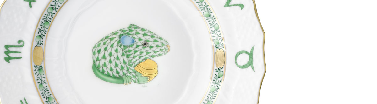 ヴィクトリア・プレーン] 干支小筺・ねずみ