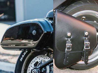 クローム・リアサドルバッグガード |ハーレーパーツ専門店 HDパーツ