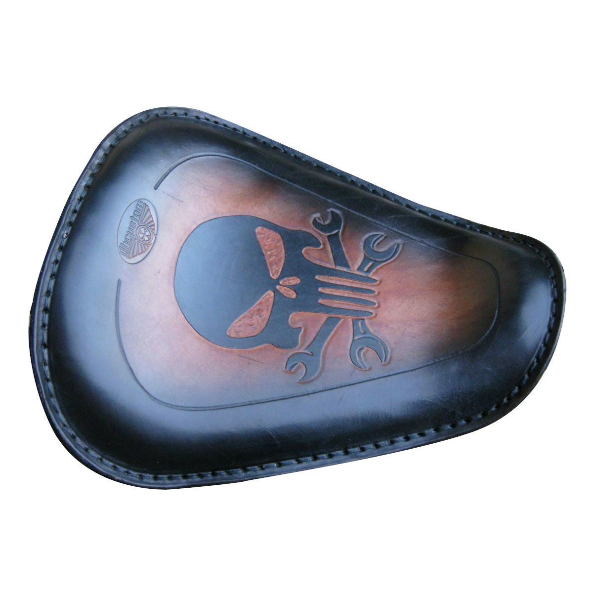 dhカスタム スポーツスター スカルHD・ソロシート (ブラック