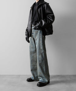 ssstein / シュタイン】DEFORMED FLARE VINTAGE DENIM JEANS - INDIGO