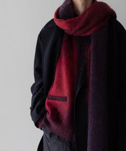 stein / シュタイン】GRADATION MOHAIR MUFFLER - RED | 公式通販