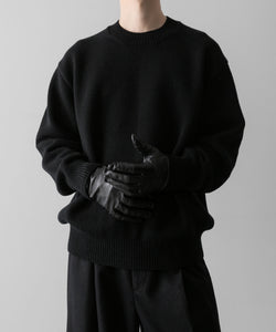 ssstein / シュタイン】EXTRA FINE WOOL WARM KNIT CREW NECK LS