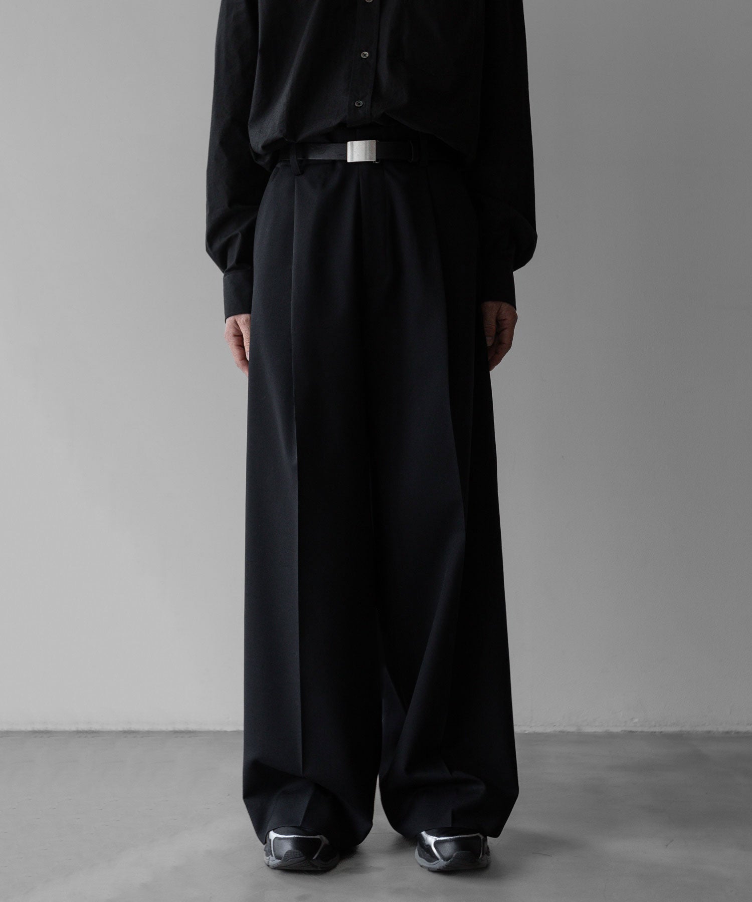 ssstein / シュタイン】EXTRA WIDE TROUSERS - BLACK | 公式通販サイト