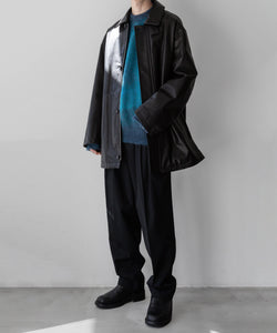 stein / シュタイン】DOUBLE WIDE TROUSERS - BLACK | 公式通販サイト
