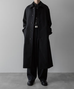 ssstein / シュタイン】OVERSIZED INVESTIGATED COAT - BLACK | 公式