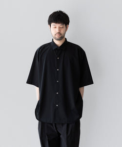 KANEMASA PHIL.】46G ATMOSPHERE S/S SHIRT - BLACK | 公式通販サイト