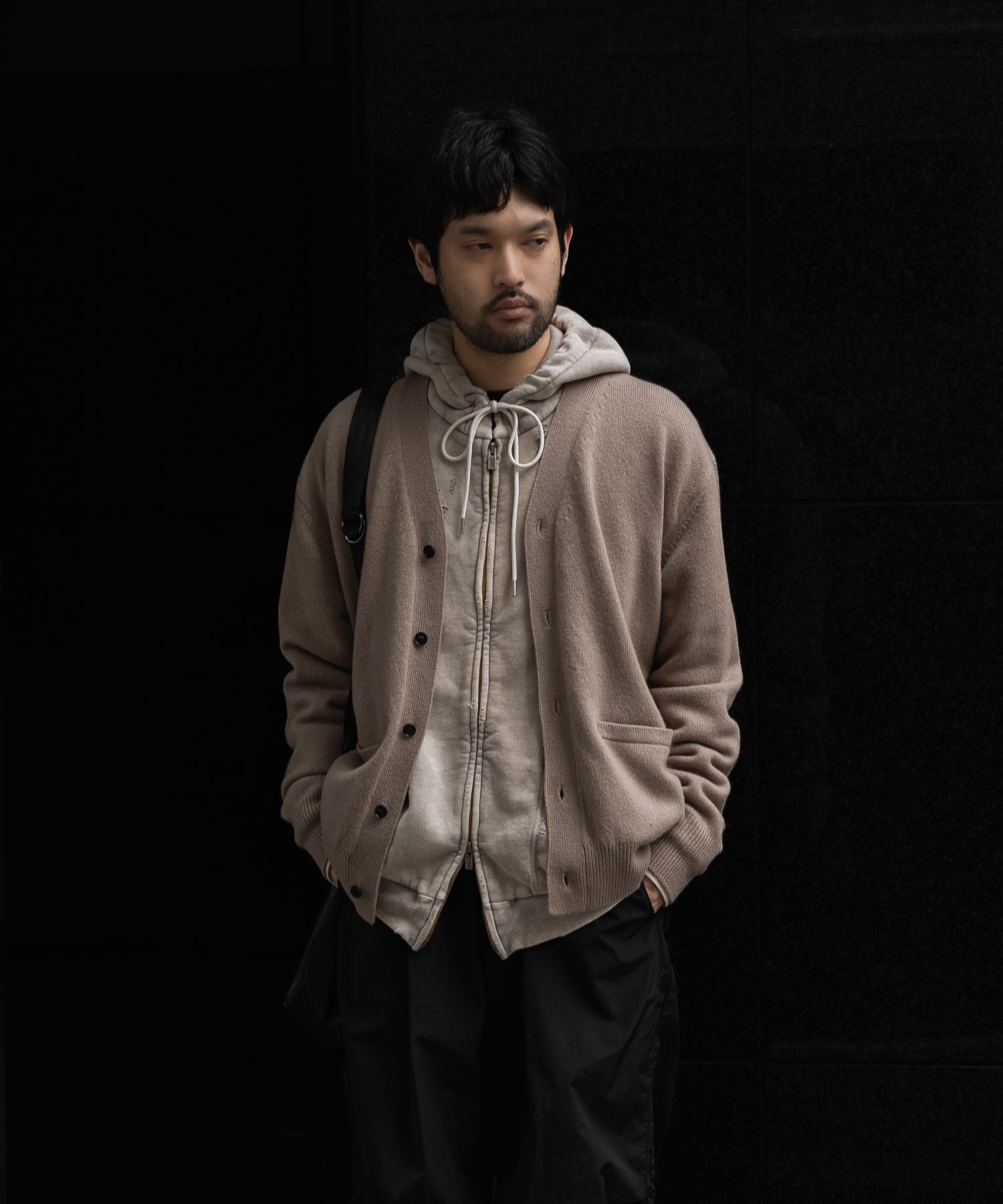 ssstein / シュタイン】EXTRA FINE WOOL KNIT CARDIGAN - BEIGE | 公式