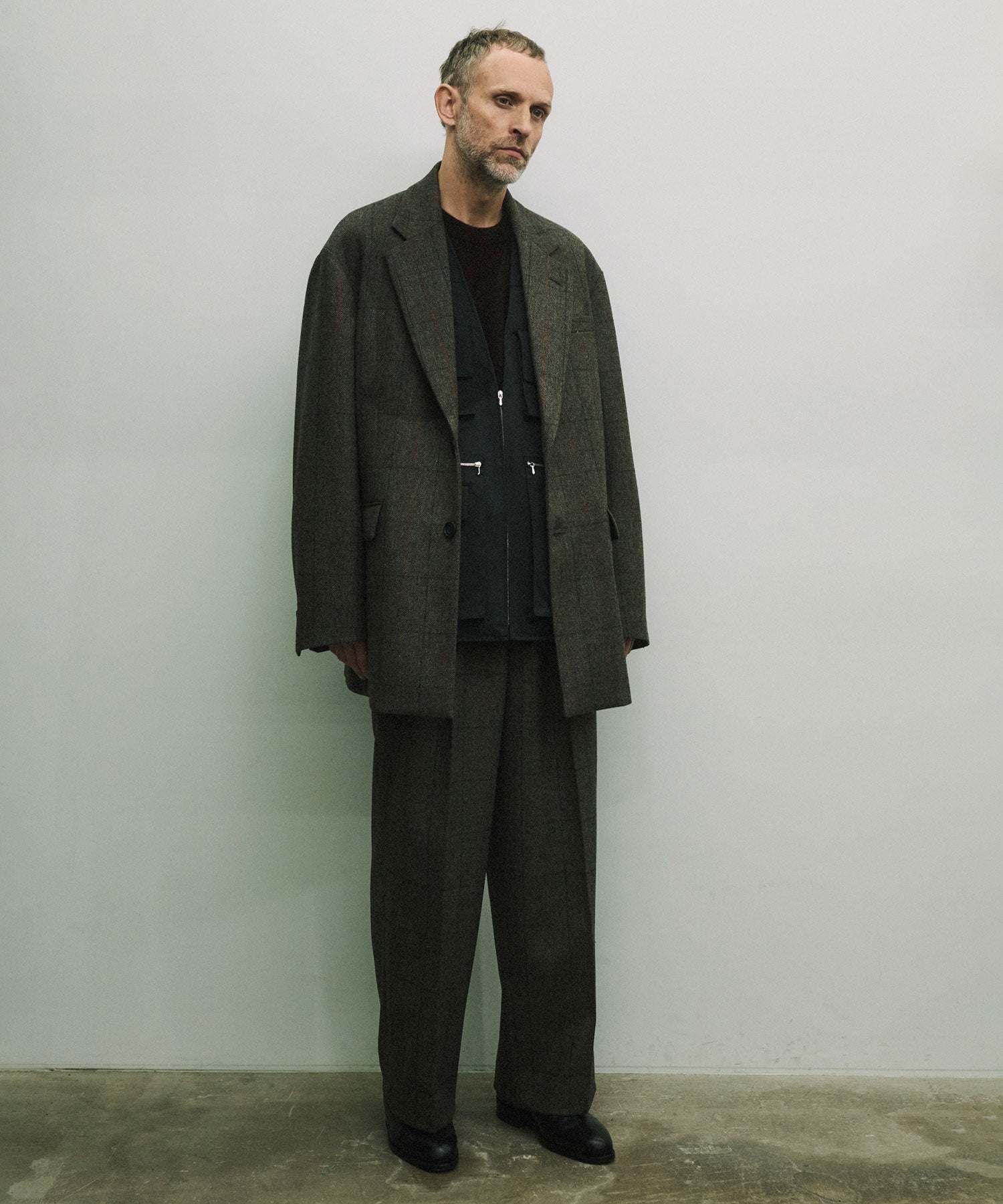 ssstein / シュタイン】OVERSIZED SINGLE BREASTED LONG JACKET - GLEN