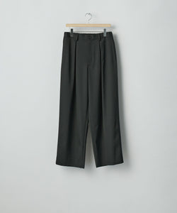 ssstein / シュタイン】EASY WIDE TROUSERS (2/90 WOOL GABARDINE