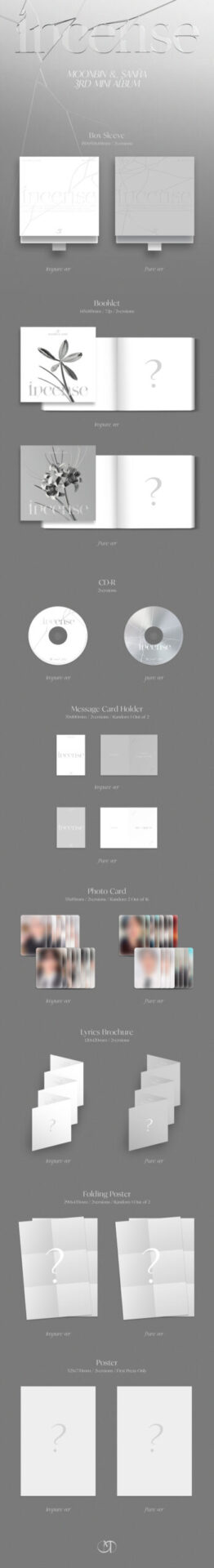ASTRO】MOONBIN&SANHA 3rd Mini Album [INCENSE] 日本限定特典付きでの