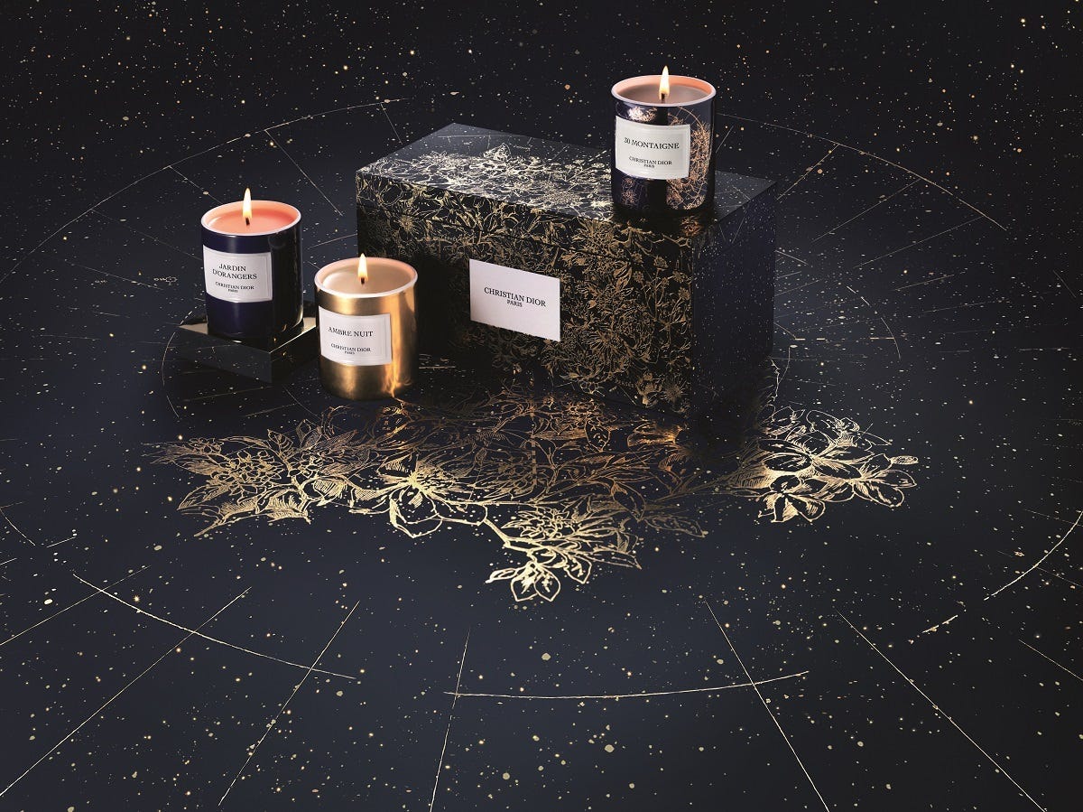 ホリデー限定「メゾン クリスチャン ディオール」のキャンドル