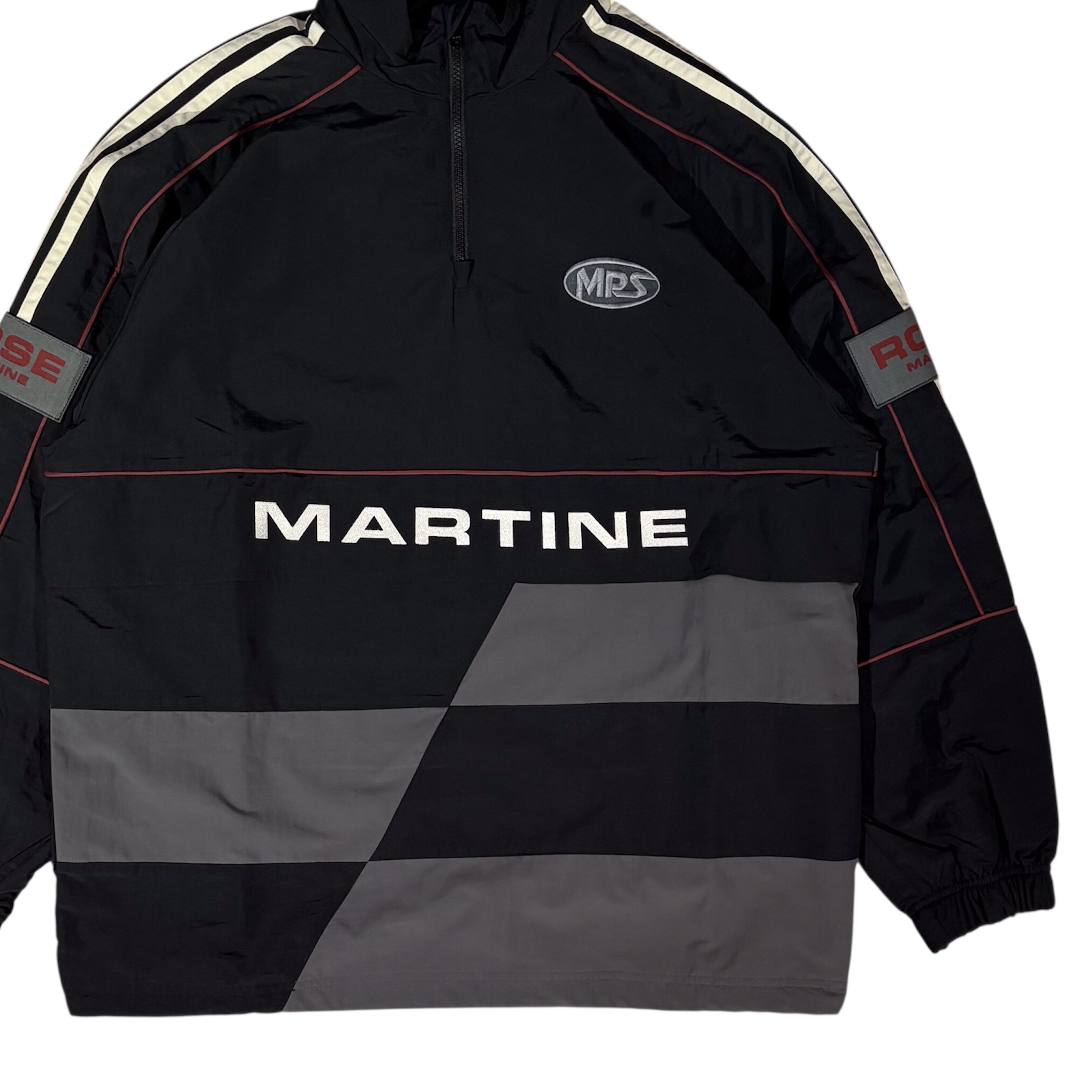 2025-26AW Martine Rose HOCKEY PULLOVER - BLACK GREY 商品詳細