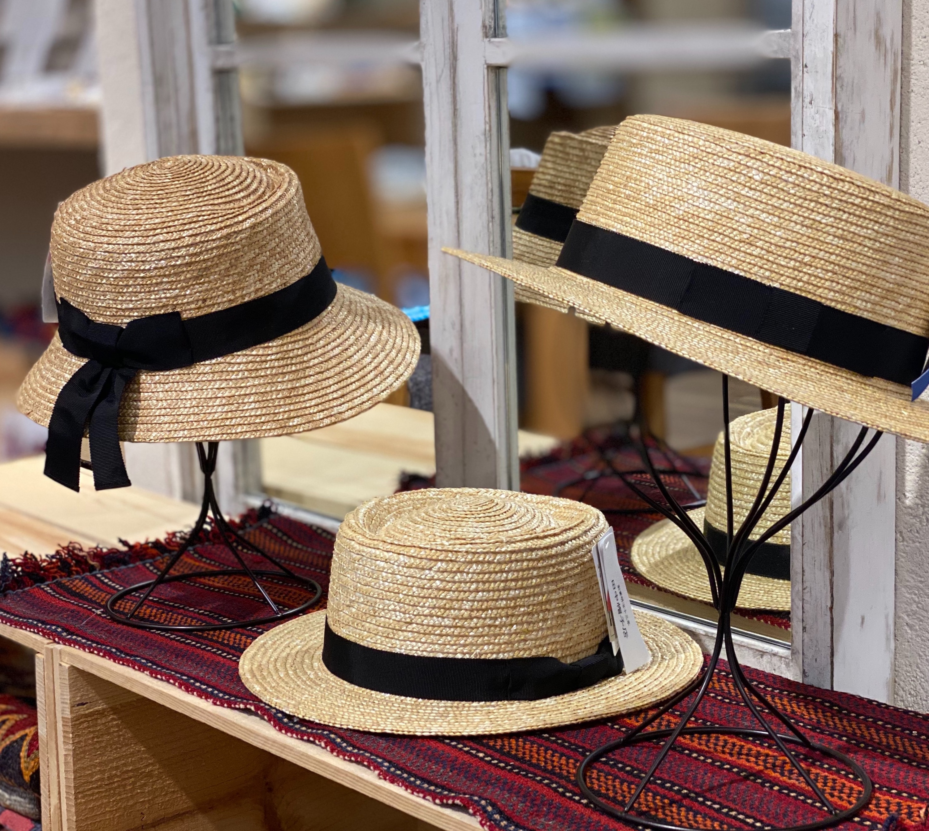 紫外線99%カット！ナチュラルで上品な麦わら帽子♪ | ショップブログ