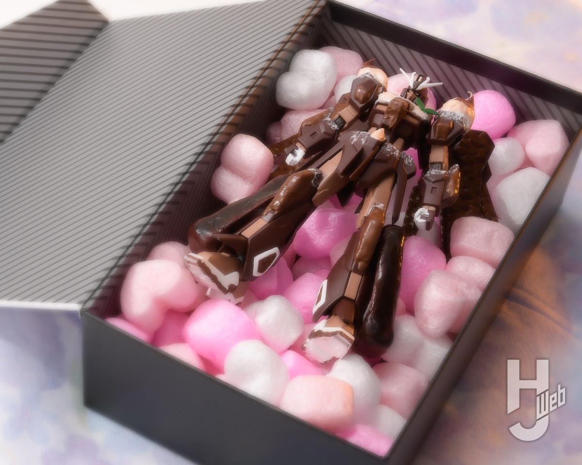 チョコにまみれた「HGBF スクランブルガンダム」はいかが
