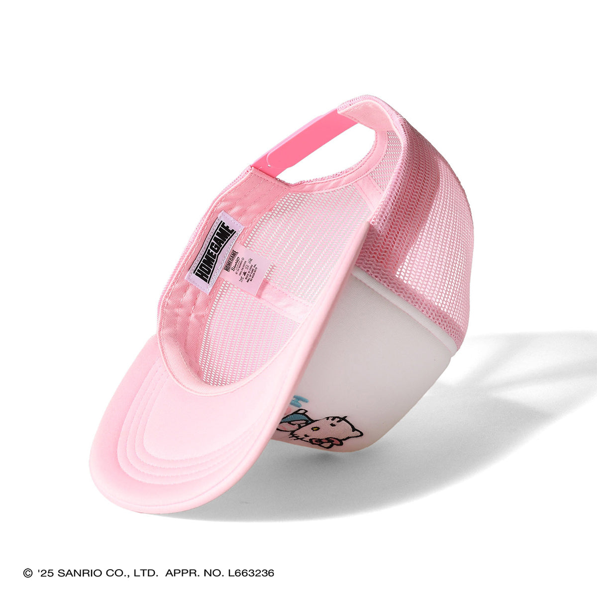 サンリオキャラクターズ×HOMEGAME - HELLO KITTY MESH CAP PINK