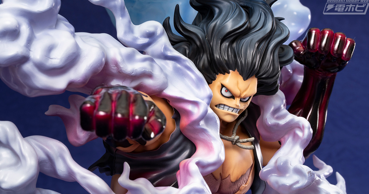 ワンピース』全高約26センチの大迫力の造形で再現されたモンキー・D