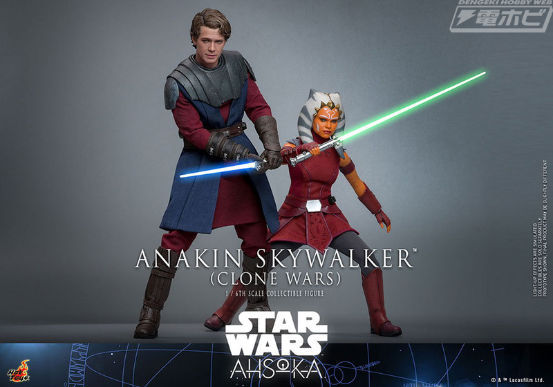 スター・ウォーズ：アソーカ』クローン戦争時代のアナキン・スカイ