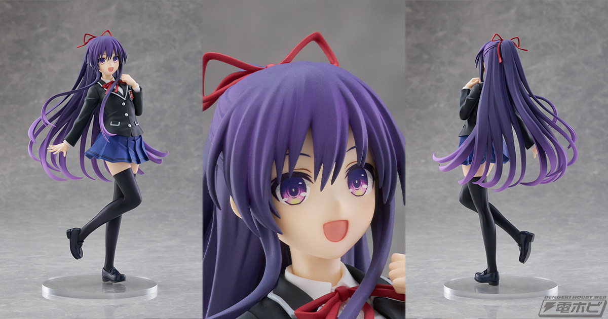 デート・ア・ライブV』より、来禅高校女子制服姿の夜刀神十香がPOP UP