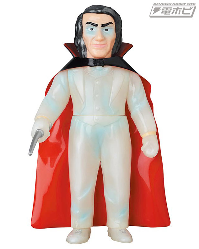東映レトロソフビコレクションに、設定画カラーの原作版「仮面ライダー