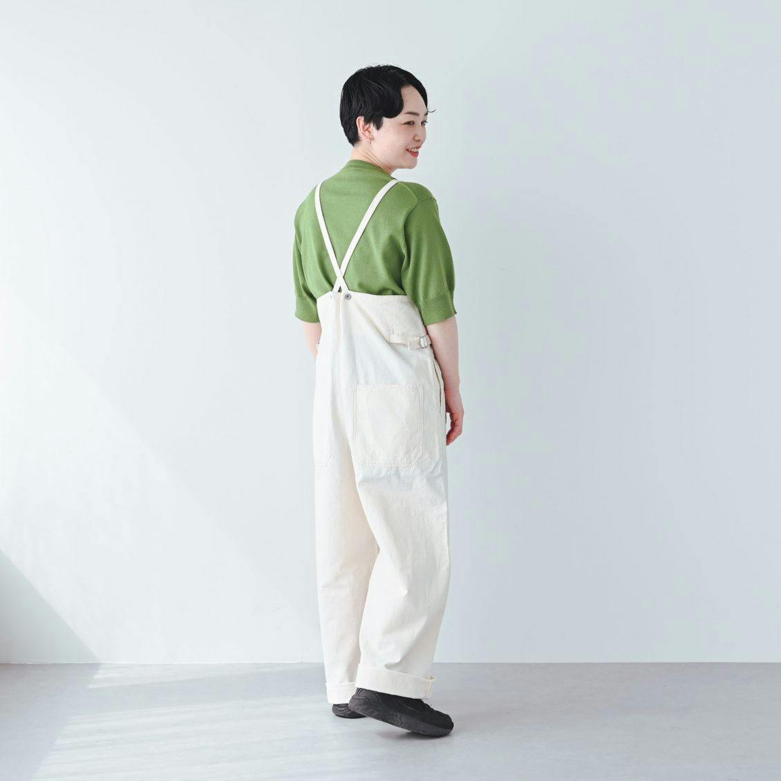 着用レビュー】ジョンブルの「コットンリネンサロペット」を4人の